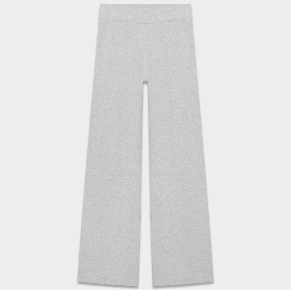 Aritzia Gray Babaton Wide-Leg Pants